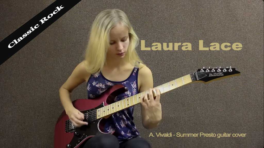 A. Vivaldi – Summer Presto Guitar cover by Laura Lace (Classic Rock)