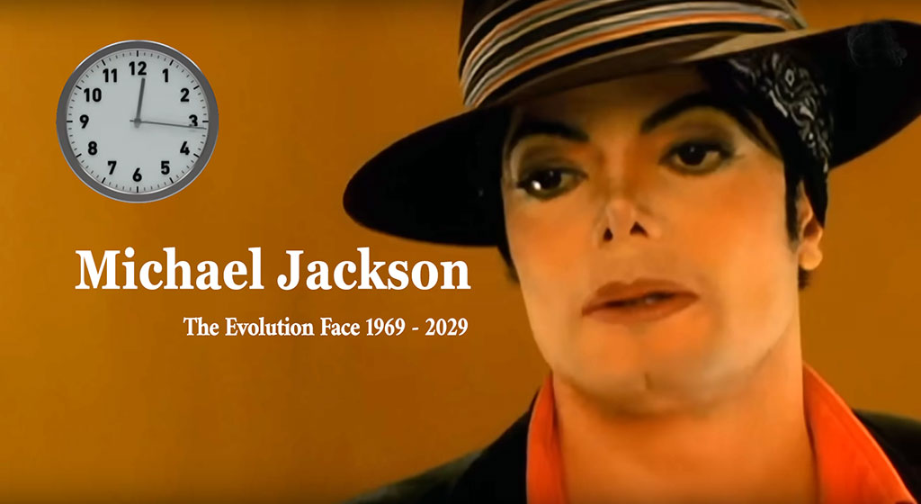 Michael Jackson – The Evolution Face 1969 – 1929